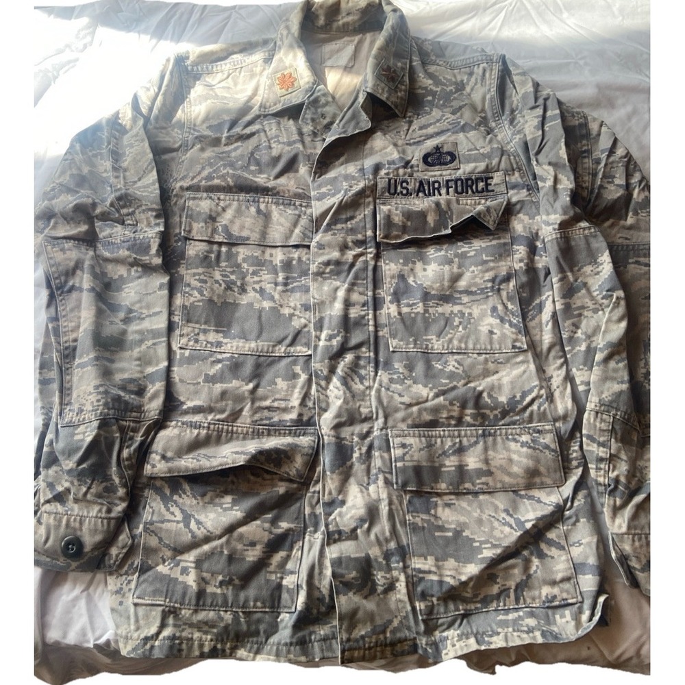 USAF PROPPER NFPA COMPLIANT AIRMAN BATTLE UNIFORM TIGER STRIPE JACKET COAT 30 R